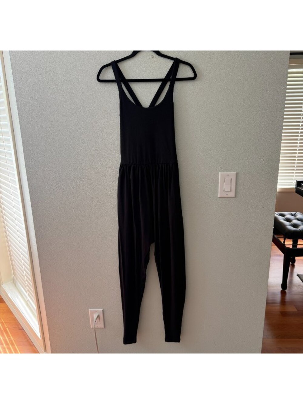 Imbodhi Bodhi Harem Jumpsuit Black Womens MEDIUM